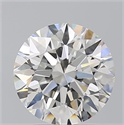 Natural Diamond 3.01 Carats, Round with Excellent Cut, H Color, VS1 Clarity and Certified by GIA