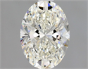 Natural Diamond 0.90 Carats, Oval with  Cut, I Color, VS1 Clarity and Certified by GIA