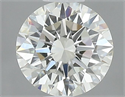 Natural Diamond 0.55 Carats, Round with Excellent Cut, J Color, VVS2 Clarity and Certified by GIA