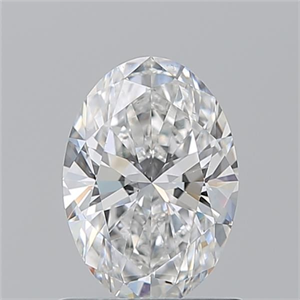 Picture of Natural Diamond 1.01 Carats, Oval with  Cut, F Color, SI1 Clarity and Certified by GIA