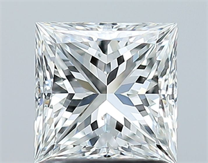 Picture of Natural Diamond 1.20 Carats, Princess with  Cut, G Color, VS2 Clarity and Certified by GIA