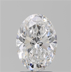 Picture of Natural Diamond 2.21 Carats, Oval with  Cut, D Color, VS1 Clarity and Certified by GIA