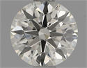 Natural Diamond 0.74 Carats, Round with Excellent Cut, J Color, VVS1 Clarity and Certified by IGI