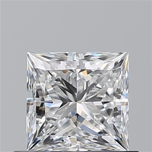 Foto Diamante Natural 0.71 quilates, Princesa , Color E, claridad VS1 y certificado GIA de