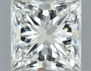 Foto Diamante Natural 1.51 quilates, Princesa , Color J, claridad IF y certificado IGI de