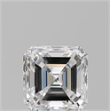 Diamante Natural 1.01 quilates, Asscher , Color E, claridad VS2 y certificado GIA