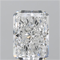 Natural Diamond 3.52 Carats, Radiant with  Cut, F Color, VS1 Clarity and Certified by GIA