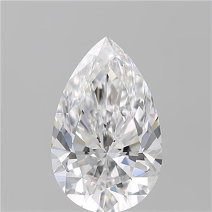 Foto Diamante Natural 4.08 quilates, De pera , Color D, claridad FL y certificado GIA de