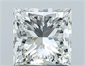 Natural Diamond 1.01 Carats, Princess with  Cut, I Color, VS2 Clarity and Certified by GIA