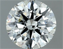 Natural Diamond 1.54 Carats, Round with Excellent Cut, I Color, SI2 Clarity and Certified by IGI