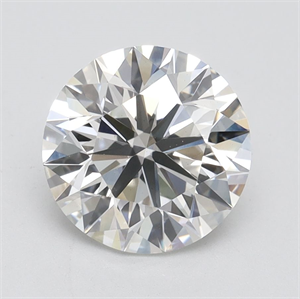 Picture of Lab Grown Diamond 2.38 Carats, Round with Excellent Cut, F Color, VS1 Clarity and Certified by IGI