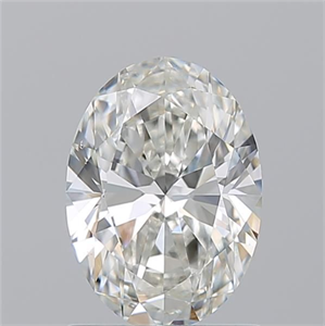 Picture of Natural Diamond 1.20 Carats, Oval with  Cut, I Color, VS2 Clarity and Certified by GIA