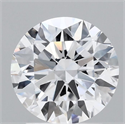 Lab Grown Diamond 2.14 Carats, Round with Ideal Cut, D Color, VVS2 Clarity and Certified by IGI