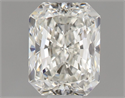 Natural Diamond 0.71 Carats, Radiant with  Cut, I Color, VVS2 Clarity and Certified by GIA