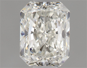 Picture of Natural Diamond 0.71 Carats, Radiant with  Cut, I Color, VVS2 Clarity and Certified by GIA