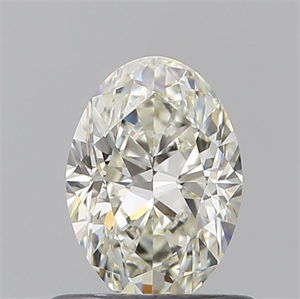Picture of Natural Diamond 0.60 Carats, Oval with  Cut, K Color, VVS2 Clarity and Certified by GIA