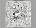 Natural Diamond 0.60 Carats, Princess with  Cut, G Color, VS2 Clarity and Certified by GIA