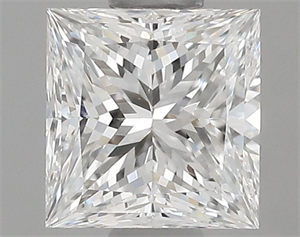 Picture of Natural Diamond 0.60 Carats, Princess with  Cut, G Color, VS2 Clarity and Certified by GIA