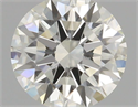 Diamante Natural 0.42 quilates, Redondo , Color J, claridad IF y certificado GIA