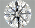 Lab Grown Diamond 5.10 Carats, Round with Ideal Cut, E Color, VS1 Clarity and Certified by IGI