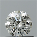 Diamante Natural 0.40 quilates, Redondo , Color G, claridad IF y certificado IGI