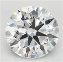Lab Grown Diamond 3.00 Carats, Round with Ideal Cut, D Color, IF Clarity and Certified by IGI