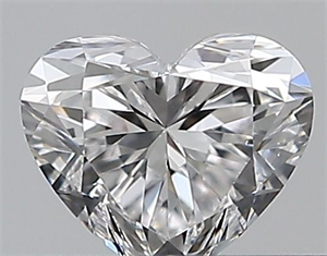 Picture of Natural Diamond 0.30 Carats, Heart with  Cut, D Color, VS1 Clarity and Certified by GIA