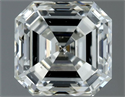 Natural Diamond 1.00 Carats, Asscher with  Cut, I Color, SI1 Clarity and Certified by IGI