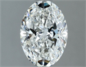 Natural Diamond 1.23 Carats, Oval with  Cut, G Color, VVS2 Clarity and Certified by GIA