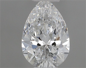 Picture of Natural Diamond 0.50 Carats, Pear with  Cut, E Color, VVS1 Clarity and Certified by IGI