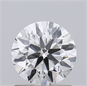 Lab Grown Diamond 1.00 Carats, Round with Ideal Cut, D Color, VVS1 Clarity and Certified by IGI