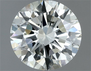 Picture of Natural Diamond 0.90 Carats, Round with Excellent Cut, J Color, VVS2 Clarity and Certified by IGI