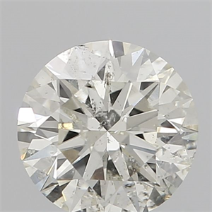 Picture of Natural Diamond 0.70 Carats, Round with Excellent Cut, J Color, I1 Clarity and Certified by IGI
