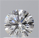 Natural Diamond 0.51 Carats, Round with Excellent Cut, G Color, SI1 Clarity and Certified by GIA