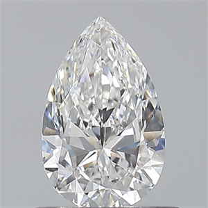 Picture of Natural Diamond 0.58 Carats, Pear with  Cut, E Color, VS1 Clarity and Certified by GIA