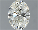 Diamante Natural 1.00 quilates, Ovalado , Color H, claridad SI2 y certificado GIA