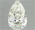 Diamante Natural 0.40 quilates, De pera , Color J, claridad IF y certificado IGI