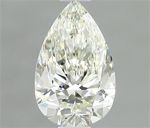 Picture of Natural Diamond 0.40 Carats, Pear with  Cut, J Color, IF Clarity and Certified by IGI