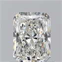 Natural Diamond 0.70 Carats, Radiant with  Cut, I Color, VS2 Clarity and Certified by GIA