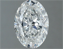 Natural Diamond 0.81 Carats, Oval with  Cut, G Color, VS2 Clarity and Certified by GIA