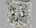 Natural Diamond 1.20 Carats, Princess with  Cut, J Color, SI2 Clarity and Certified by GIA