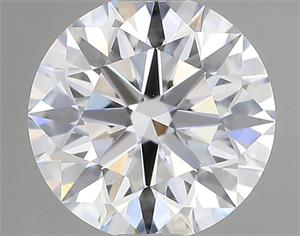 Picture of Lab Grown Diamond 1.06 Carats, Round with Ideal Cut, D Color, VVS2 Clarity and Certified by IGI