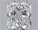 Natural Diamond 2.20 Carats, Radiant with  Cut, D Color, SI1 Clarity and Certified by GIA