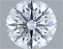 Lab Grown Diamond 2.19 Carats, Round with Ideal Cut, E Color, VVS1 Clarity and Certified by IGI