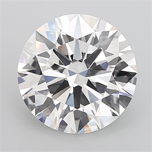 Picture of Lab Grown Diamond 10.09 Carats, Round with Ideal Cut, E Color, VVS2 Clarity and Certified by IGI