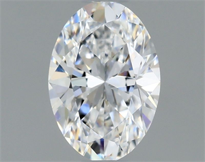 Picture of Natural Diamond 0.54 Carats, Oval with  Cut, D Color, VVS2 Clarity and Certified by GIA