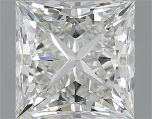 Picture of Natural Diamond 1.70 Carats, Princess with  Cut, I Color, VS1 Clarity and Certified by GIA