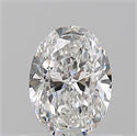 Natural Diamond 0.50 Carats, Oval with  Cut, F Color, VS1 Clarity and Certified by GIA