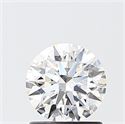 Lab Grown Diamond 1.04 Carats, Round with Ideal Cut, F Color, VVS2 Clarity and Certified by IGI
