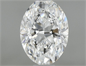 Diamante Natural 0.50 quilates, Ovalado , Color E, claridad IF y certificado GIA